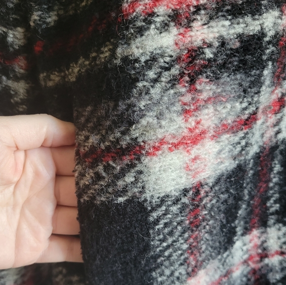 ARITZIA Wilfred Free Ganna Shirt Jacket XXS Plaid Wool Blend Oversized - Picture 5 of 7